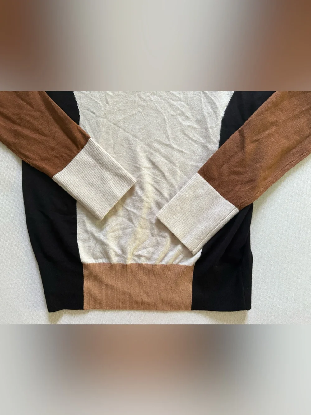NWT LOFT Colorblock Crewneck Pullover sweater